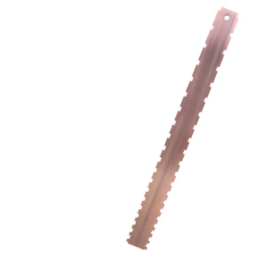 ギター製作道具 ネック レベリング ルーラー エレキギター フレット 指板曲率 スチール キャリパー 修理 チューニング ツール ネック ルーラー ブロンズ(Copper)