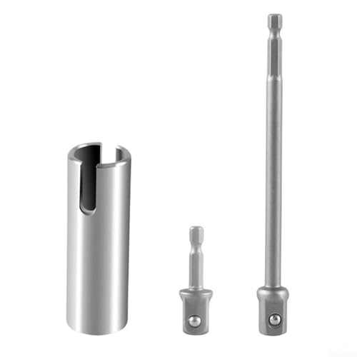 Stabilisation efficace pour camping-car avec adaptateur de perceuse à fente ciseaux et deux embouts adaptateurs flexibles pour perceuses électriques