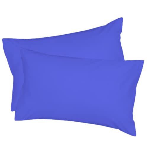 1,2,3,4,5,6 Pair Poly-Cotton Pillowcases, Cream - Image 2