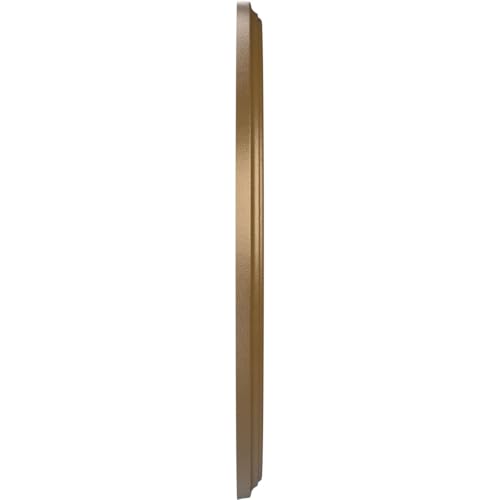 Image of Ekena Millwork CMP16BECCB Berkshire Thermoformed PVC Ceiling Medallion (Fits Canopies up to 7 inch), 16 inchOD x 3 1 /2 inchID x 1 inchP, Metallic Champagne Bronze