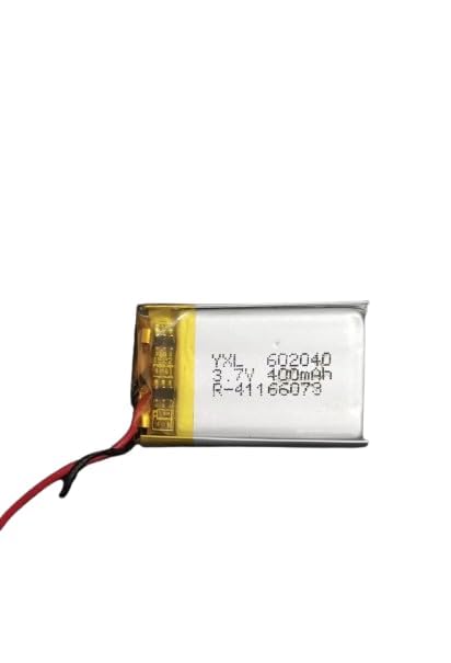 Image of LRSA YXL-602040 3.7V 400mAH (Lithium Polymer) Lipo Rechargeable Battery | Lithium Polymer Battery- YXL-602040