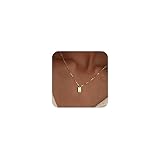 ZHESHEY - Regalos para el Día de la Madre para mujeres y mamás, chapado en oro de 14 quilates, colgante de letra A-Z con inicial, collares personalizables, regalos de cumpleaños para mujeres, señoras