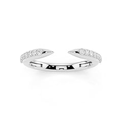 14K White Gold Plated 925 Sterling Silver