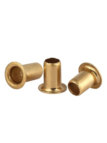 10/20/30/50pcs M2 M2.5 M3 M3.5 M4 Rame Fibbia Occhio di Pollo Rivetto/Rivetto Rame Cavo/Rivetto Foro Passante/Tubo Singolo(M3.5x6-20pcs)