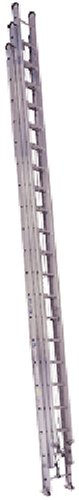 Werner 560-3 250-Pound Duty Rating 3-Section Aluminum Round Rung Extension Ladder, 60-Foot