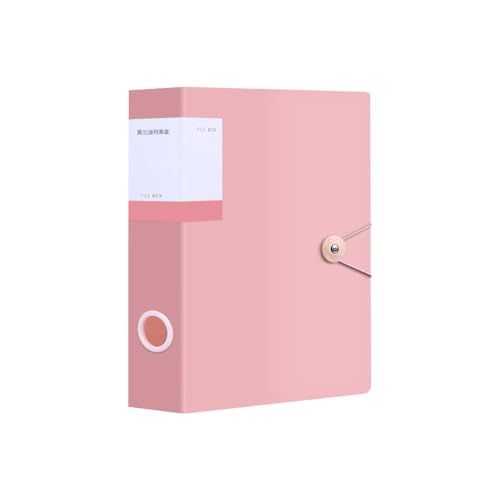 Costowns ファイル リングファイル pp素材を厚くする7.5mm 背幅75mm A4 720枚A4資料用紙が収納可き プレゼンテーションポートフォリオレター用ポートフォリオファイルフォルダー書類契約フォルダ 事務用品 ct-108 (ピンク)