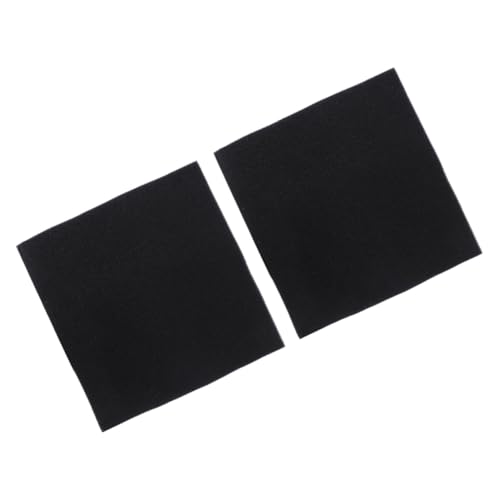 Sosoport 2個 水槽フィルター綿 クリーナー クリッパー 黒のストレーナー 池 魚 フィルター ケース フィルターケース 水族館フィルター綿 実用的なフィルターパッド カシミヤ綿 Black