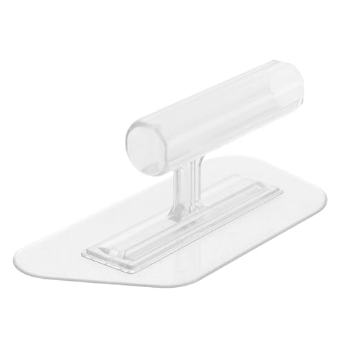 PartyKindom Llana Transparente Para Acabado De Paneles De Yeso: Llana Poligonal Transparente Para Cemento, Raspador Artístico Yeso Con Mango, Herramientas Resina Epoxi, Espátula