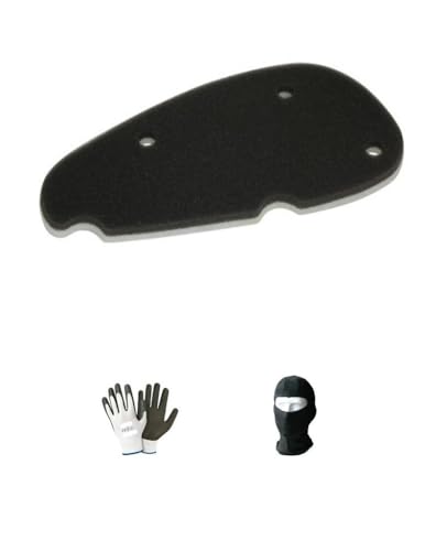 DESCRIZIONE E CARATTERISRICHE - Filtro aria specifico per moto scooter - Da montare nel vano scatola filtro - Foto puramente illustrativa -OMAGGIO SOTTOCASCO PASSAMONTAGNA+GUANTI DA LAVORO ANTISCIVOLO