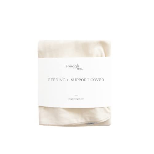 Image of Snuggle Me Organic | Feeding Support Cover v2 | Nursing, Bottle Feeding and Bonding Support | Organic Cotton | Natural - Covers fit The New v2 Feeding Pillow