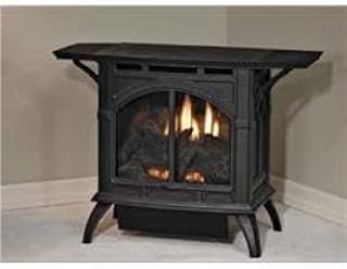 Empire VFD10CC30MN Heritage Cast Iron Porcelain Mahogany VF Stove - NG