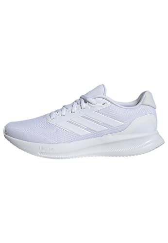 {Zapatillas Deportivas Hombre Adidas Blanca Zapatillas Deportivas Hombre adidas Runfalcon 5 Running Shoes, Zapatillas Hombre, Cloud White Cloud White Cloud White, 46 EU