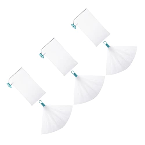AUTSUPPL 6個 バブルネット soap holder 石鹸発泡ポーチ 石鹸ネットバッグ 泡パウチ石鹸 洗顔用泡立てネット ソープ シャボン玉メッシュバッグ 除去メッシュポーチ ペ 白い