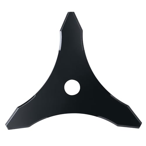 Original Einhell Dickichtmesser 255 (Sensen-Zubehör, passend für alle Einhell Sensen mit Lochdurchmesser 25,4 mm, Schnittbreite 255 mm, 3-Zahn-Messer aus Metall)