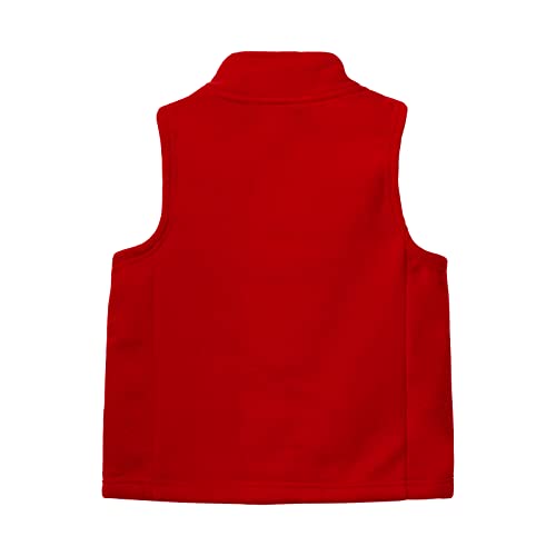 Image of Mud Kingdom Boys Girls Polar Fleece Vest Jacket Ligntweight Plain Vest Full Zipper Sleeveless