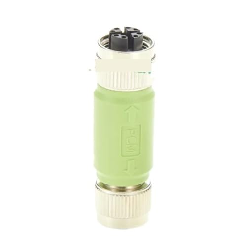 Conector M12 de 8 pines X-coded hembra PCM-0858 para solucionar cortes de red industrial