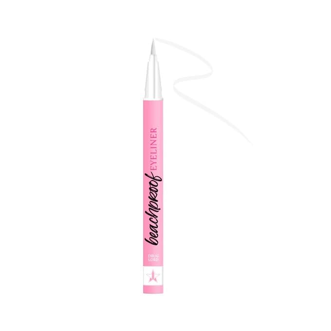 Jeffree Star Cosmetics BeachProof Eyeliner, Felt-Tip, Long-Lasting Formula, 0.019 fl oz (Drug Lord)