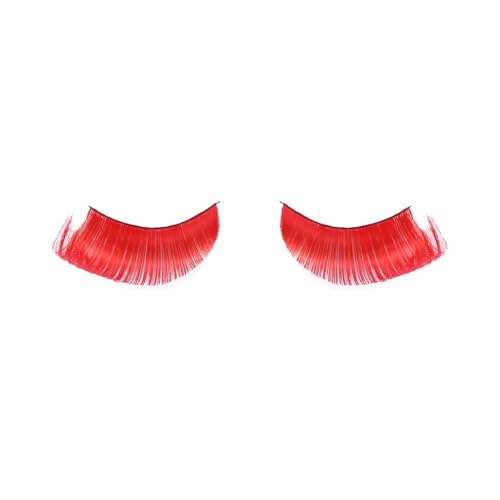 FRCOLOR Artificial Eyelashes, Coloured Eyelashes, Thick, Lashes, Artificial Long False, Party
