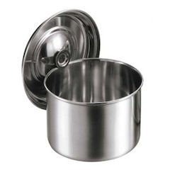 Amazon｜大屋製作所 18-8ステンレス 浅型キッチンポット 10cm｜保存