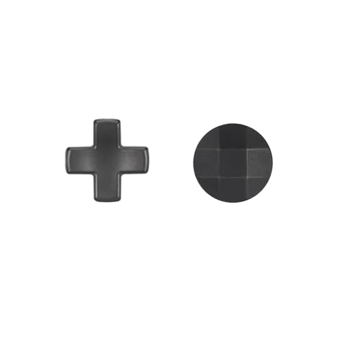 Image of Dakexiong 2 in 1 D-Pads for Xbox One Elite Series 1 Controller D-Pads for Xbox One Elite Series 2 Controller Stainless Steel D-Pads Replacement for Xbox Elite 2 Core Controller (Black)