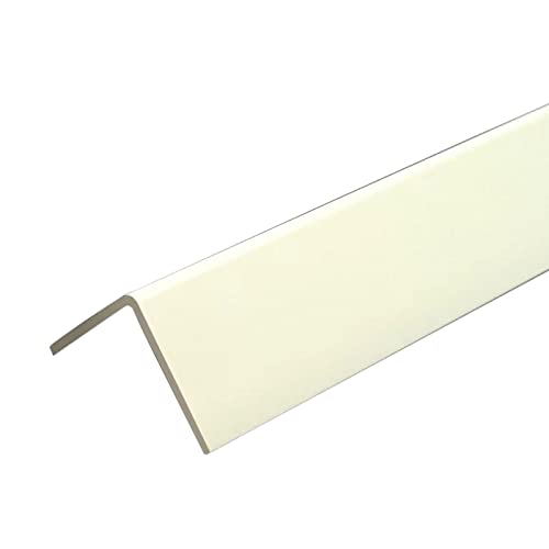 ALMLNLL Sello de Puerta burlete Protector de Esquina Pared, Tiras Protectoras PVC con Borde Autoadhesivo anticolisión 89 Grados for oficinas, Tiendas y hogares(Beige,W 4cm)