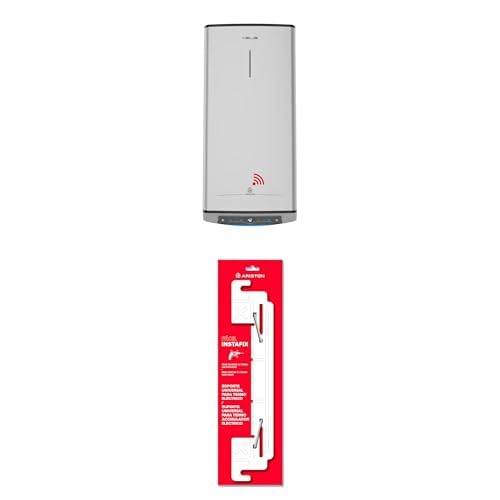 Velis Tech Dry Wifi - Calentador de Agua Electrico Multiposición, Termo Electrico 50 Litros + Instafix, Soporte Universal Termo Electrico
