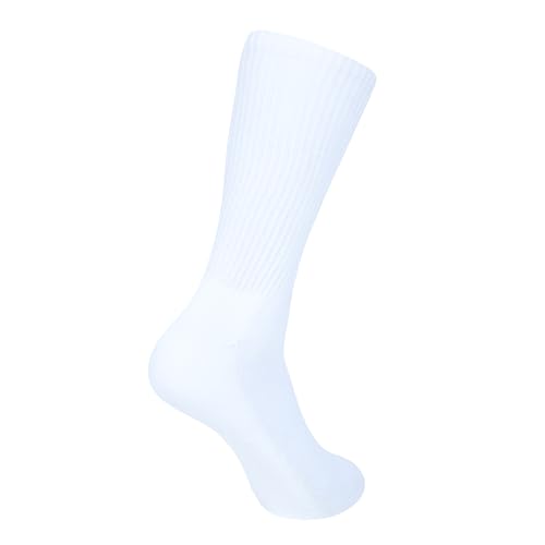 Image of 4 Pack Cotton Crew Socks for Womens Lightweight Casual Wear Business Socks, 6 to 9(WS1002-4WHI-4PK-6TO9)