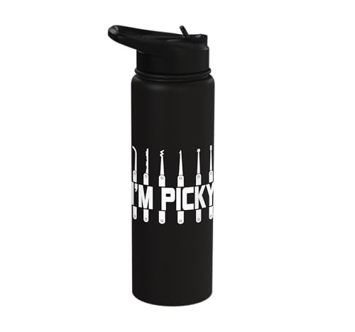 Locksmith Tool Key Maker Lock Picker Technician Locksmithing Stainless Steel Insulated Water Bottle