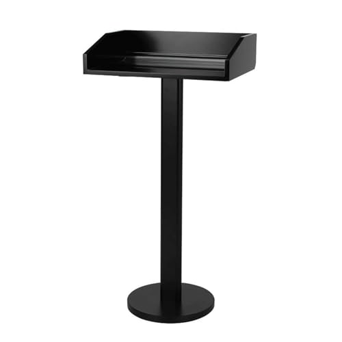 Migliora il tuo spazio con il nostro elegante podio, progettato per grandi superfici di presentazione. Perfetto per uffici, aule, ristoranti, luoghi di matrimonio, luoghi di culto, atrii e aree riunioni, questo podio aggiunge un tocco di raffinatezza a qualsiasi ambiente. Valorizza le tue presentazioni ed eventi con stile e professionalità.
