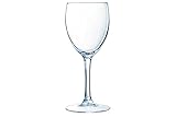 Altura: 197mm Arcoroc Princesa copa de agua 310ml, sin la marca de llenado, 6 Copa
