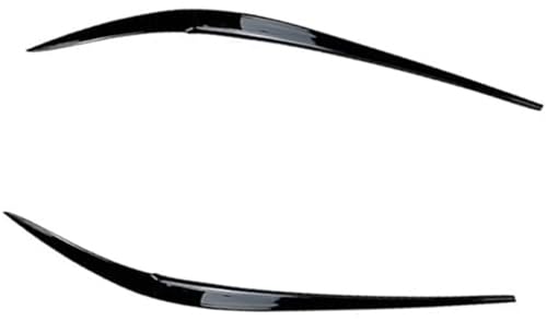 Sourcil phare voiture pour BMW Série 3 G20 G28 Berline 2019-2021, garniture de front avant ABS Noir