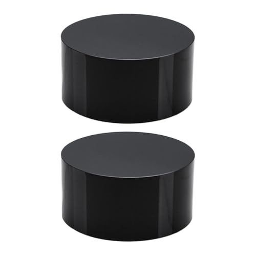 Présentoir cylindrique - 2 pièces - Présentoir à bijoux cylindrique - Support de décoration de fête antidérapant - Support portable pour anneaux de dessert et rouges à lèvres