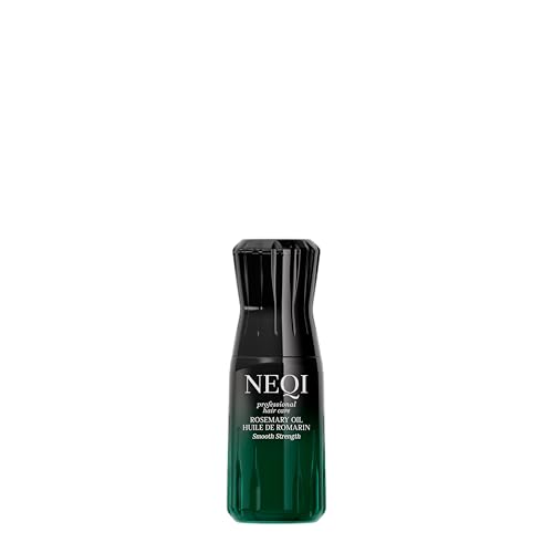 NEQI - Rosemary Oil - Aceite de romero para un cabello y cuero cabelludo fuertes y sanos - Con aceite de ricino y cuidado nutritivo - Para un cabello saludable y brillante - 75 ml