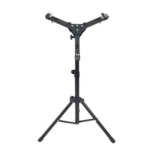 Support batterie muet 12 pouces réglable trépied pliable en fer et ABS pour débutant