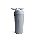 SmartShake Reforce Stainless Steel Shaker (Gray グレー) 30oz/ 900ml (メモリ700m) スマートシェイク リフォース ステンレスシェイカーボトル 軽い 衛生的 スタイリッシュ SUS304 混ぜやすい 持ちやすい 洗いやすい