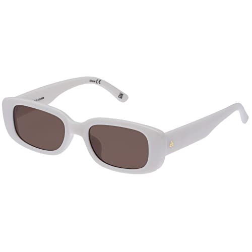 Image of AIRE Ceres Sunglasses - White, Rectangle, Unisex, Sleek and Slimline Style