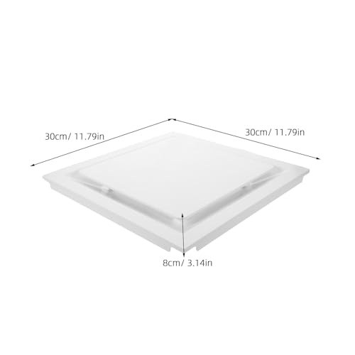 Couvercle de ventilation plafond Fk100-k : diffuseur d'air central réglable blanc - 3