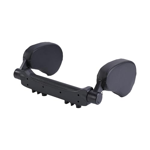 Almohada de cuello para asiento de coche, cojín desmontable ajustable, almohada de asiento de coche, para viajes largos al aire libre, rutina, familia, viaje, descanso, sentado, relajación diaria