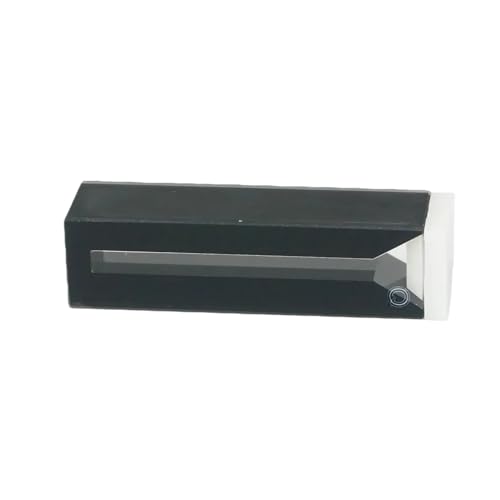Cubeta de cuarzo JGS1 de 10 mm con paredes negras y tapa de 1050 µL para espectrofotometría