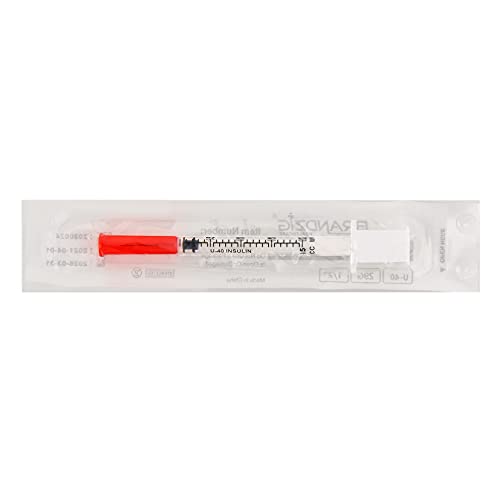 Brandzig U-40 Pet Insulin Syringes 29G 1/2Cc, 1/2" 30-Pack #TOP4