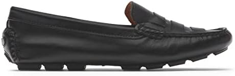 Rockport Women's Bayview Woven Moccasin, Black Leather, 9.5 Wide | Image 3