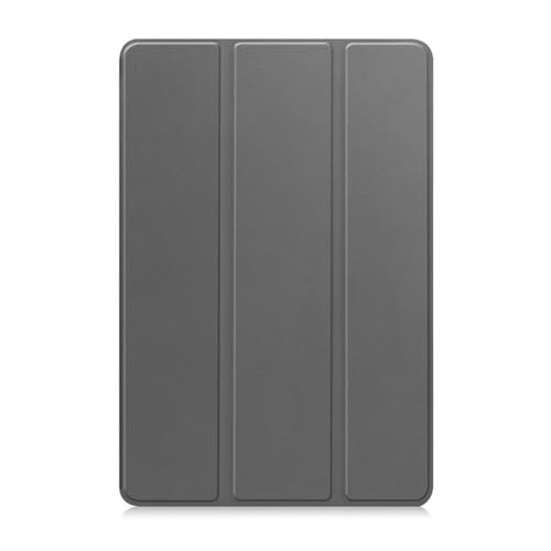 Coque Redmi Pad 10.6 en cuir et silicone pliable grise