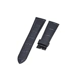 212ZTD 22mm Black Leather Watch Strap Compatible with Vacheron Constantin Patrimony, Traditionnelle