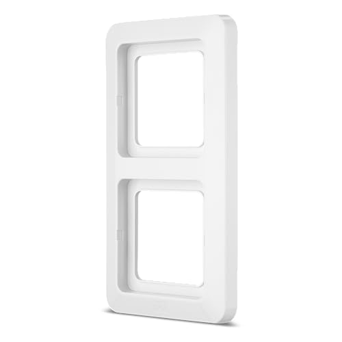 REV AquaKombi, Rahmen 2-Fach für Schalter- und Steckdosenabdeckung, Weiss