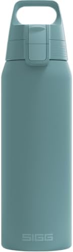 Sigg - Isolierte Trinkflasche - Thermosflasche Shield Therm One - Kohlensäurehaltige Getränke - Auslaufsicher - Spülmaschinenfest - BPA-frei - 90% recycelter Edelstahl - 0,5L, 0,75