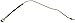 Dorman H620216 Rear Driver Side Outer Brake Hydraulic Hose Compatible with Select Audi / Volkswagen Models