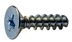 M5-2.24 x 10mm Thread Forming Screws for Plastics 30 Degree Thread Flank/Phillips/Flat Head/Steel/Zinc (600 pcs)