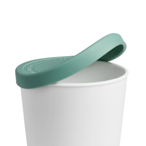 Springlane Kitchen 400ml Ice Cube Trays BPA Free Plastic with Silicone Lids, Insulated Containers for Ice Cream, Sorbet, Yogurt, Mint Mini Set of 4 (Pack of 4) - 13.5 cm x 12.1 cm