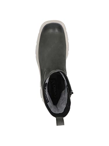 Caprice Leder Stiefelette mit Absatz Grün 25472 – Ansicht 2
