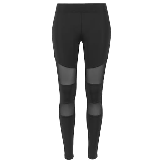 Urban Classics Ladies Tech Mesh Leggings, Schwarz (black 7), XL